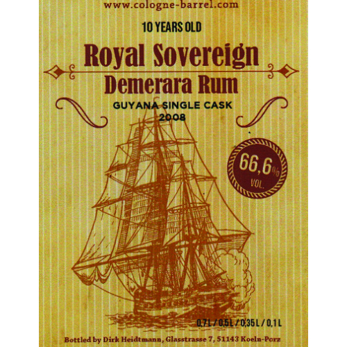 Royal Sovereign (Demerara Rum)